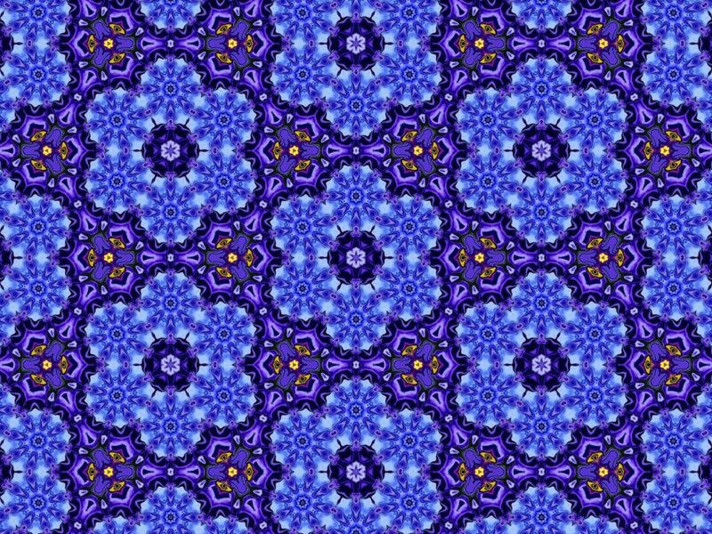 Purple and Blue Mandala — Hypnotic