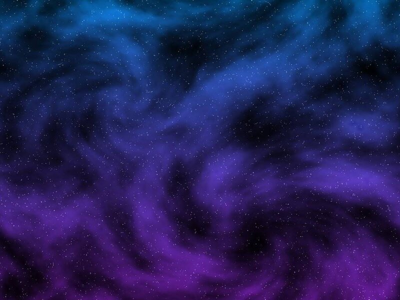 purple and blue nebula