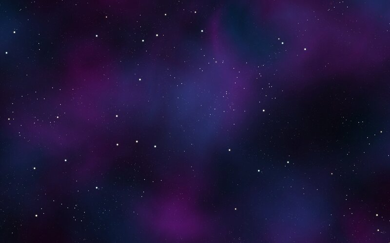 purple and blue nebula
