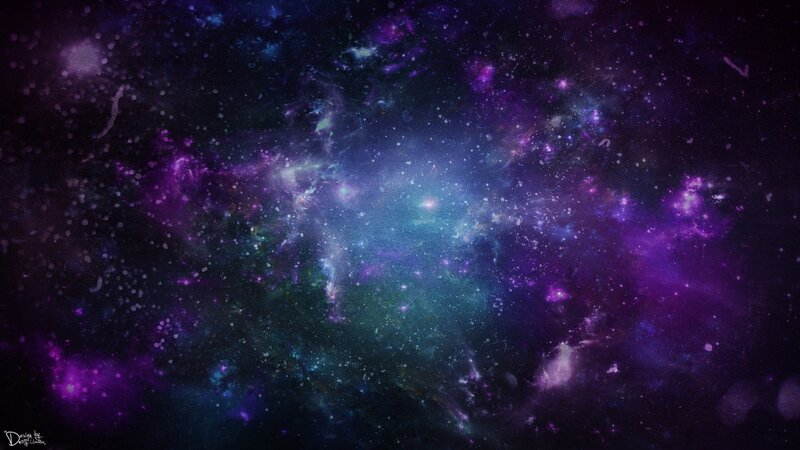 Purple and Blue Nebula — Cosmic, Cosmic Dust
