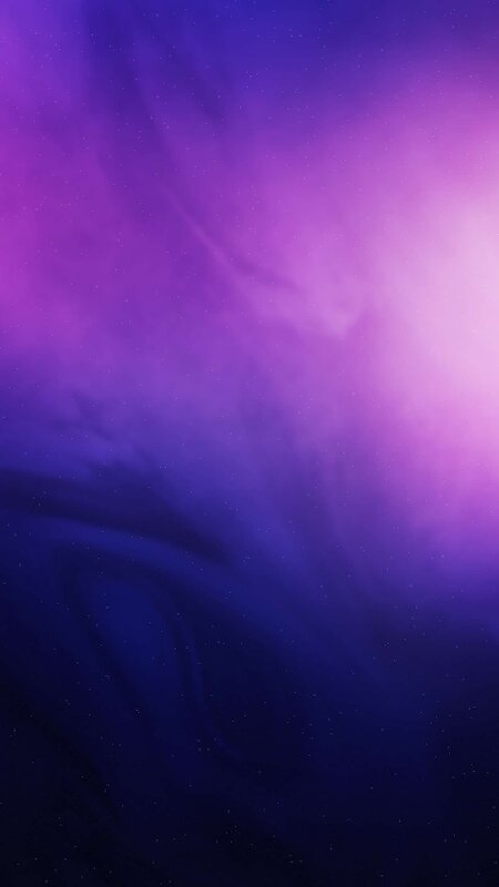 Purple and Blue Nebula — Cosmic, Digital Art, Stars, Clouds