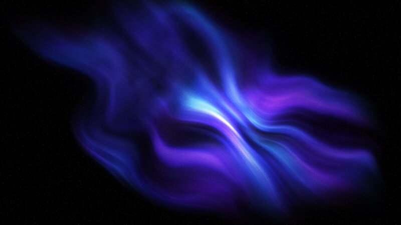Purple and Blue Nebula — Ethereal, Night