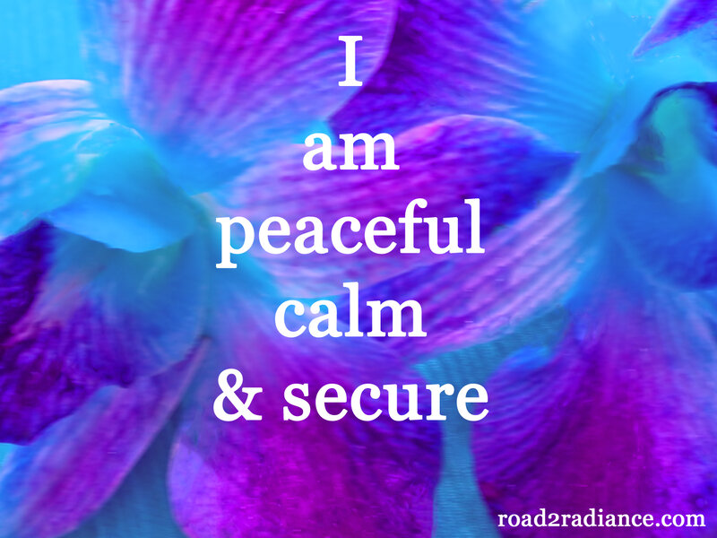 Purple and Blue Orchid — Calm