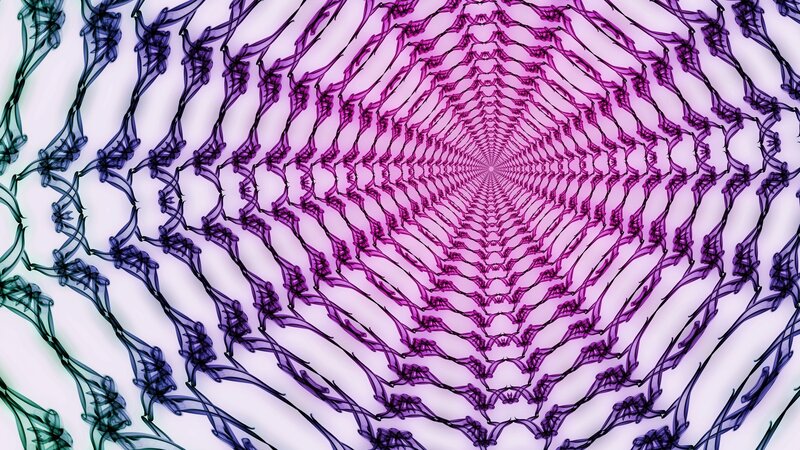 Purple and Blue Smoke Pattern