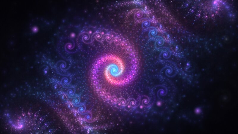 Purple and Blue Spiral — Cosmic