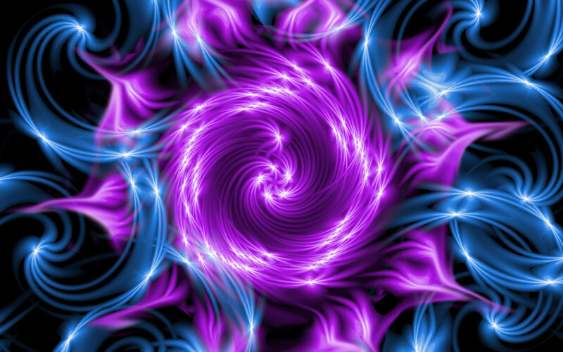 Purple and Blue Spiral — Dynamic