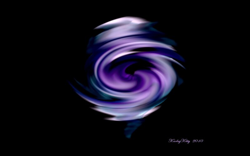 Purple and Blue Swirl — Dynamic, Abstract