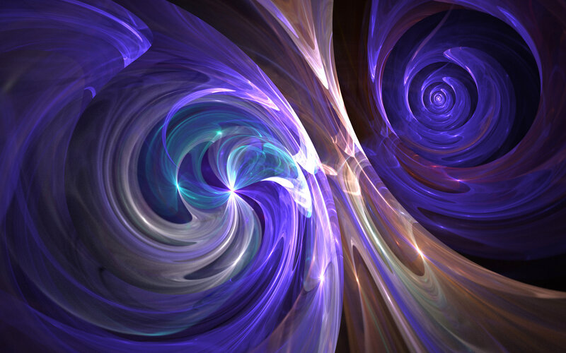 Purple and Blue Swirls — Dynamic
