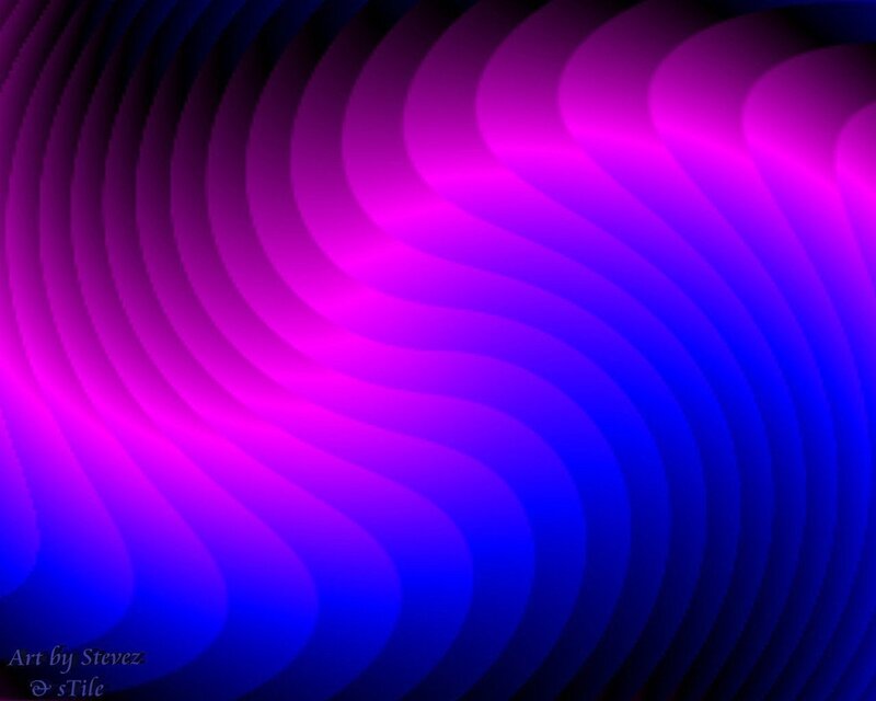 Purple and blue wave pattern