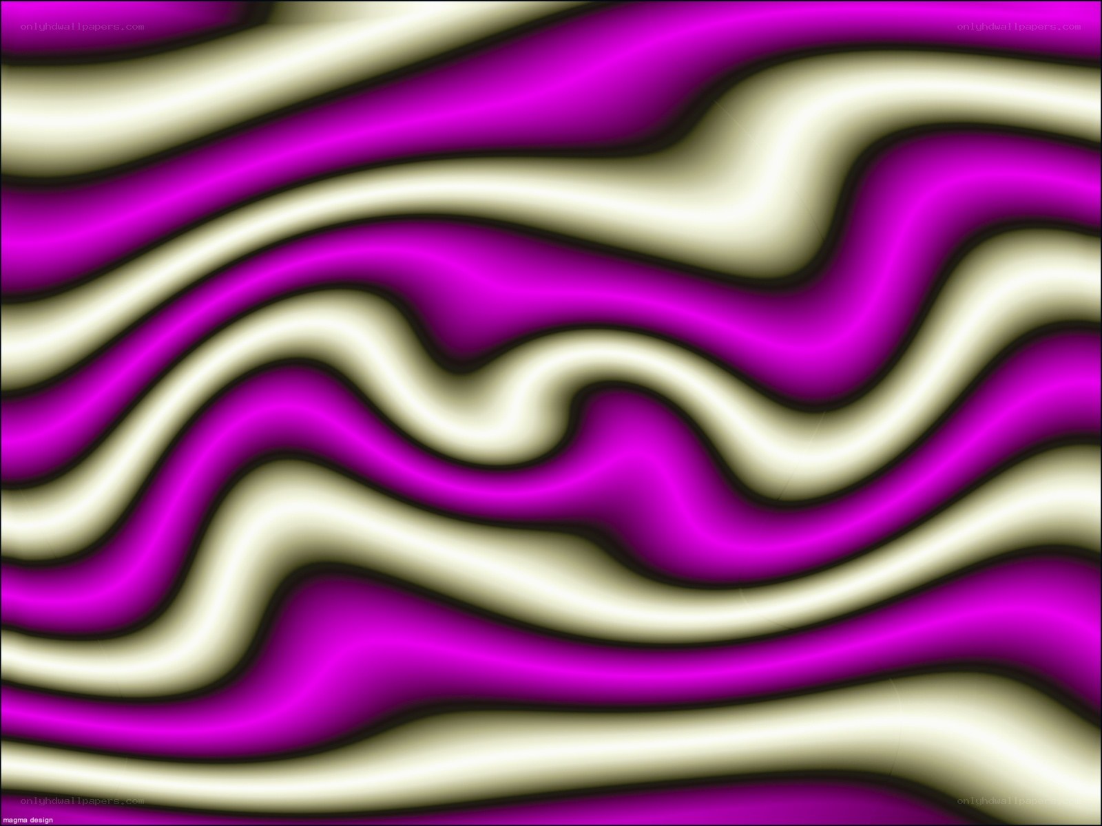 purple and cream wavy pattern
