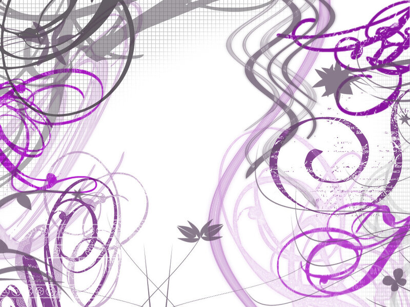 purple and gray floral swirls