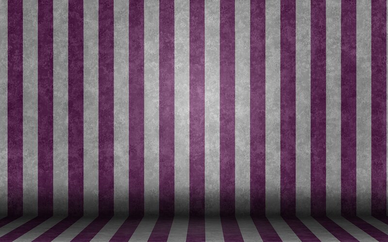 purple and gray striped wall