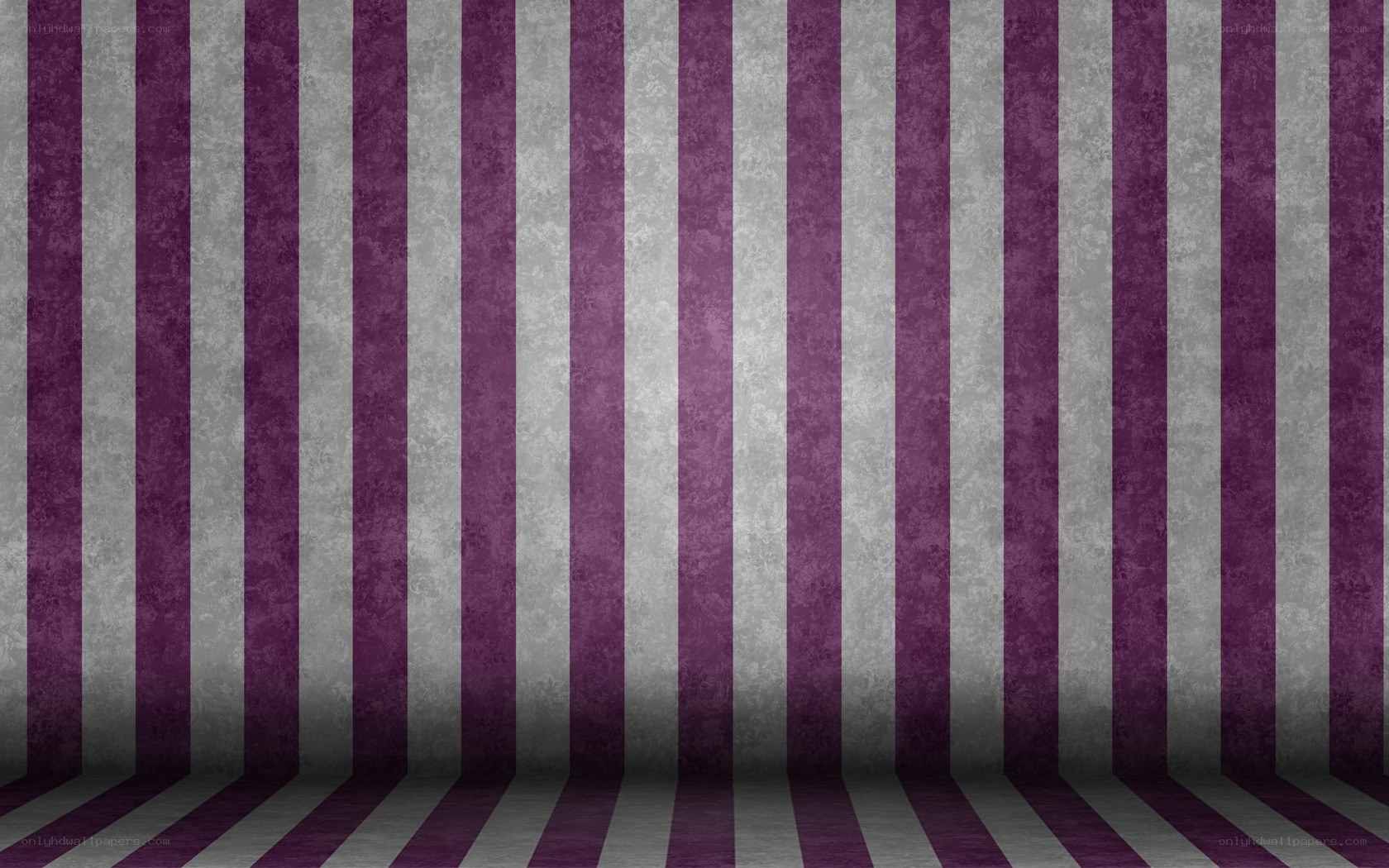 purple and gray striped wall
