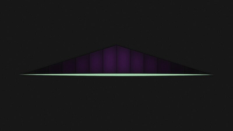 Purple and Green Light Shape