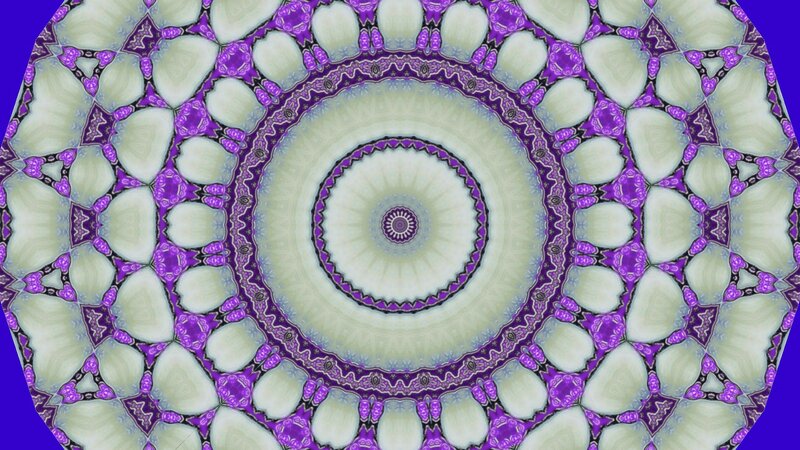 Purple and Green Mandala — Calm