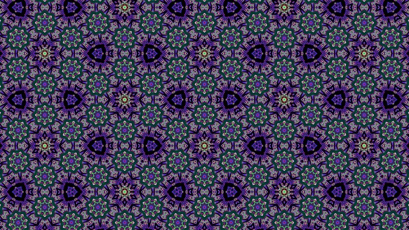 Purple and Green Mandala — Hypnotic