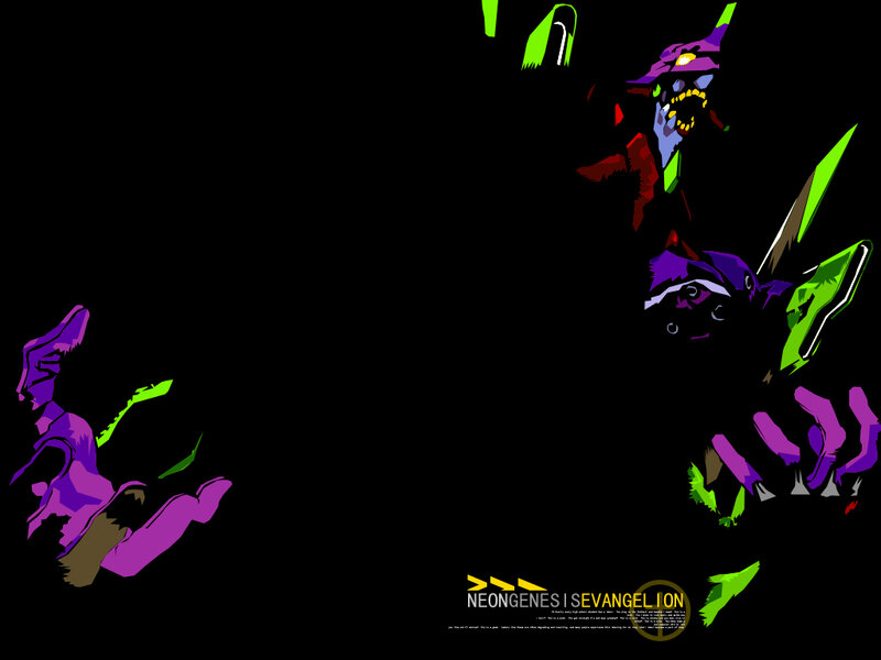 Purple and Green Mecha — Black