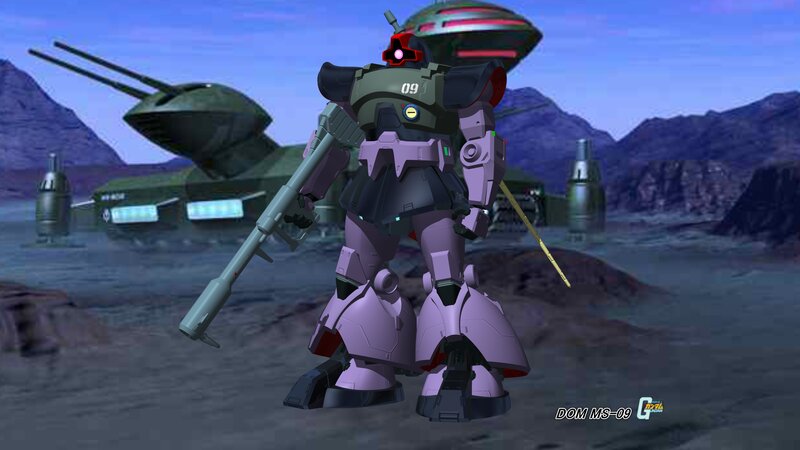 Purple and Green Robot