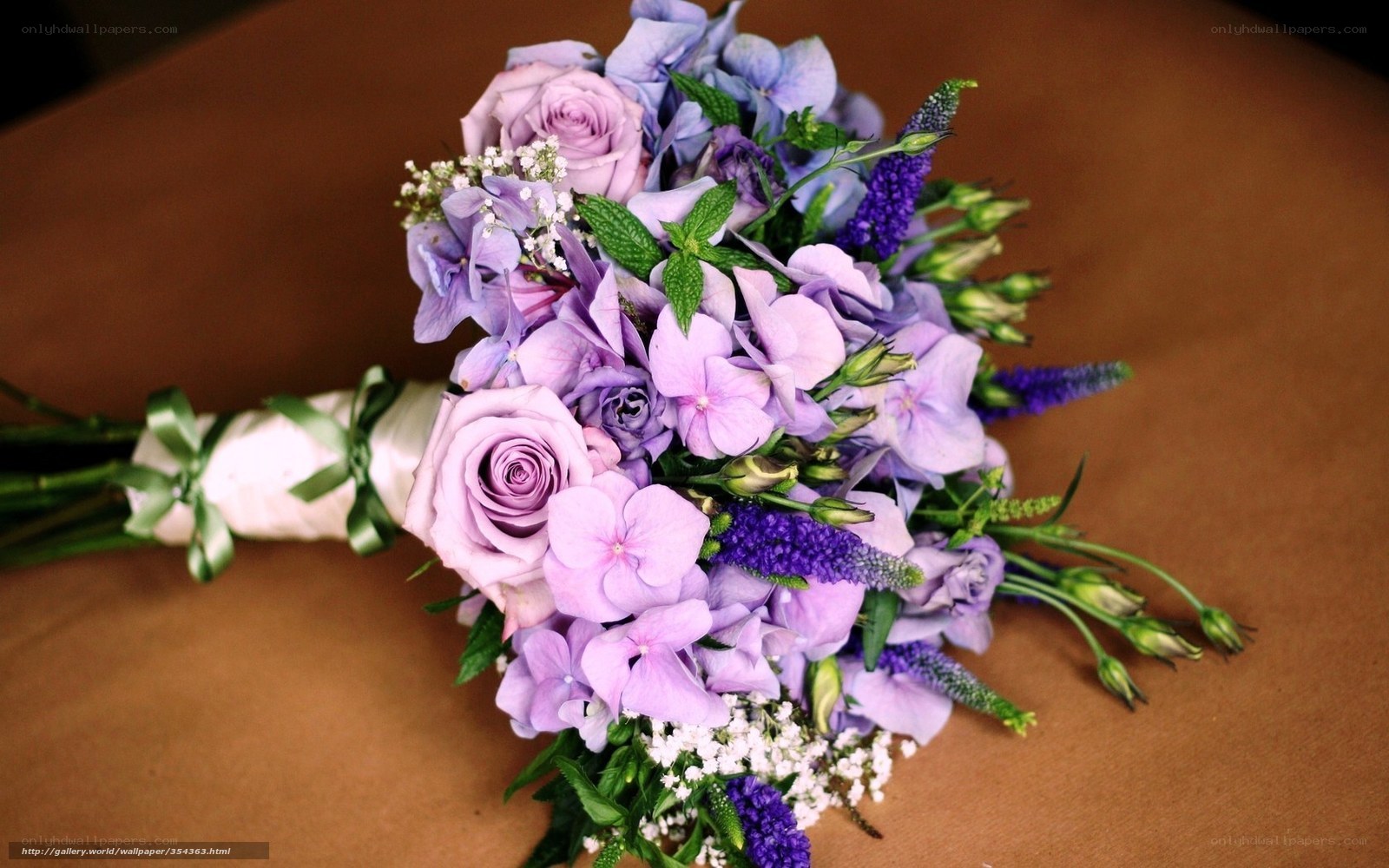 purple and lavender bouquet