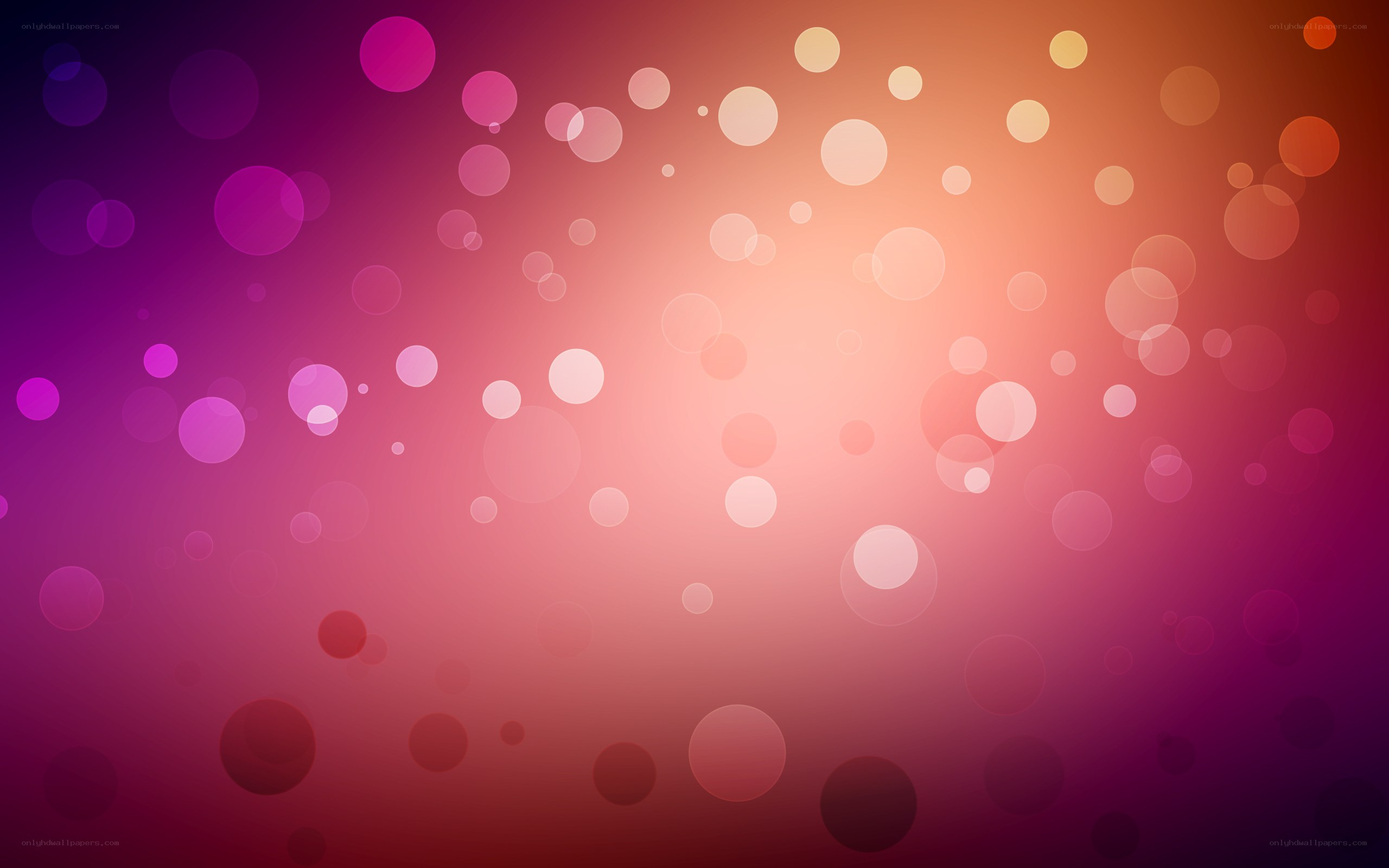 purple and orange bokeh background