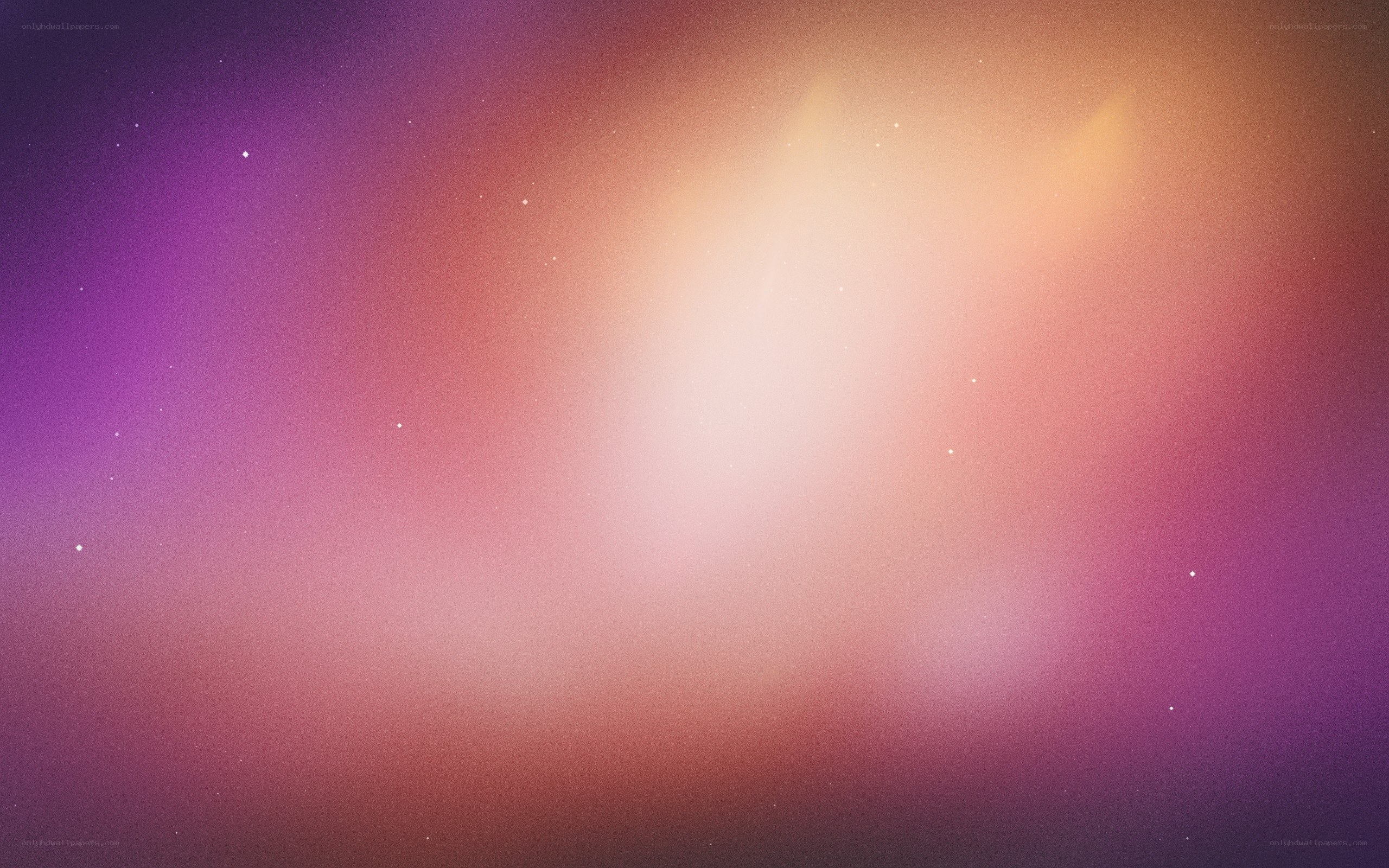purple and orange nebula