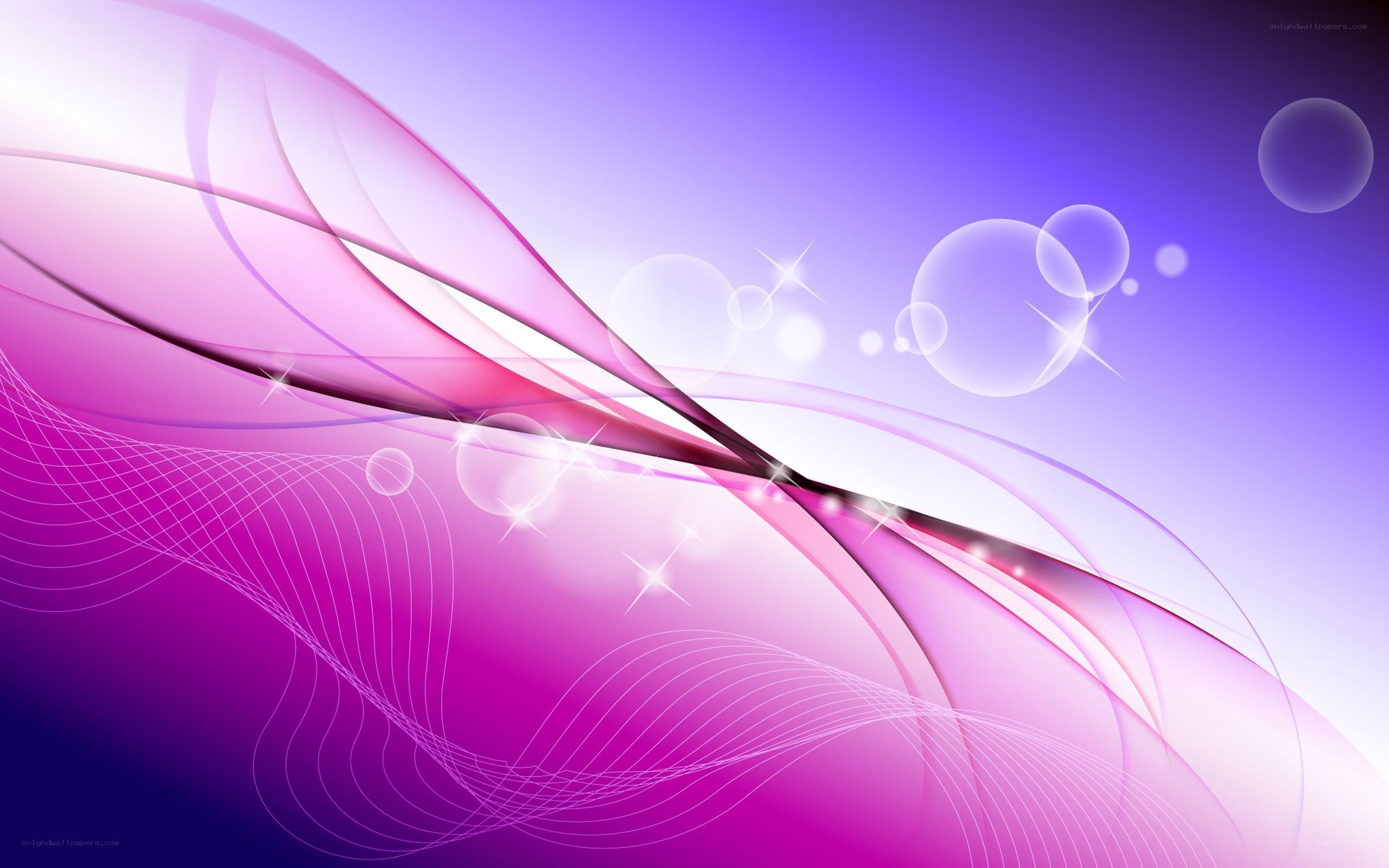 purple and pink abstract waves