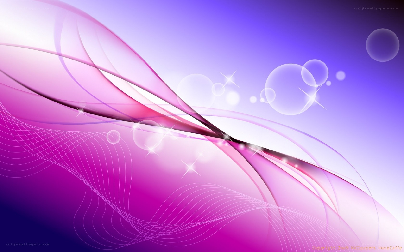 purple and pink abstract waves