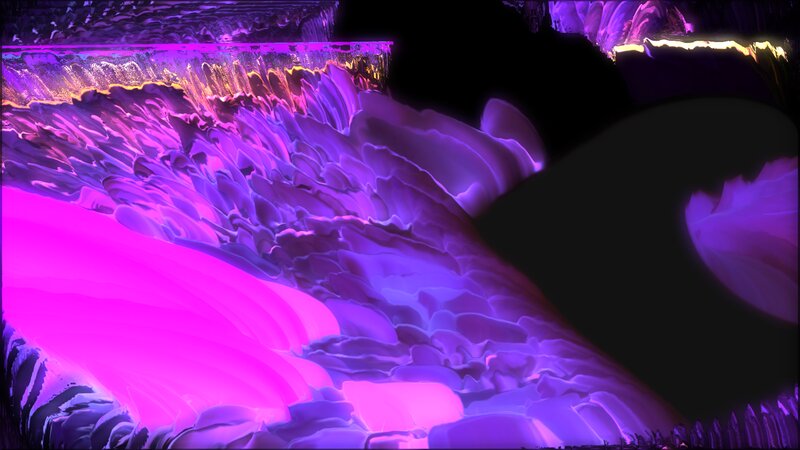Purple and Pink Abstract Waves — Dramatic