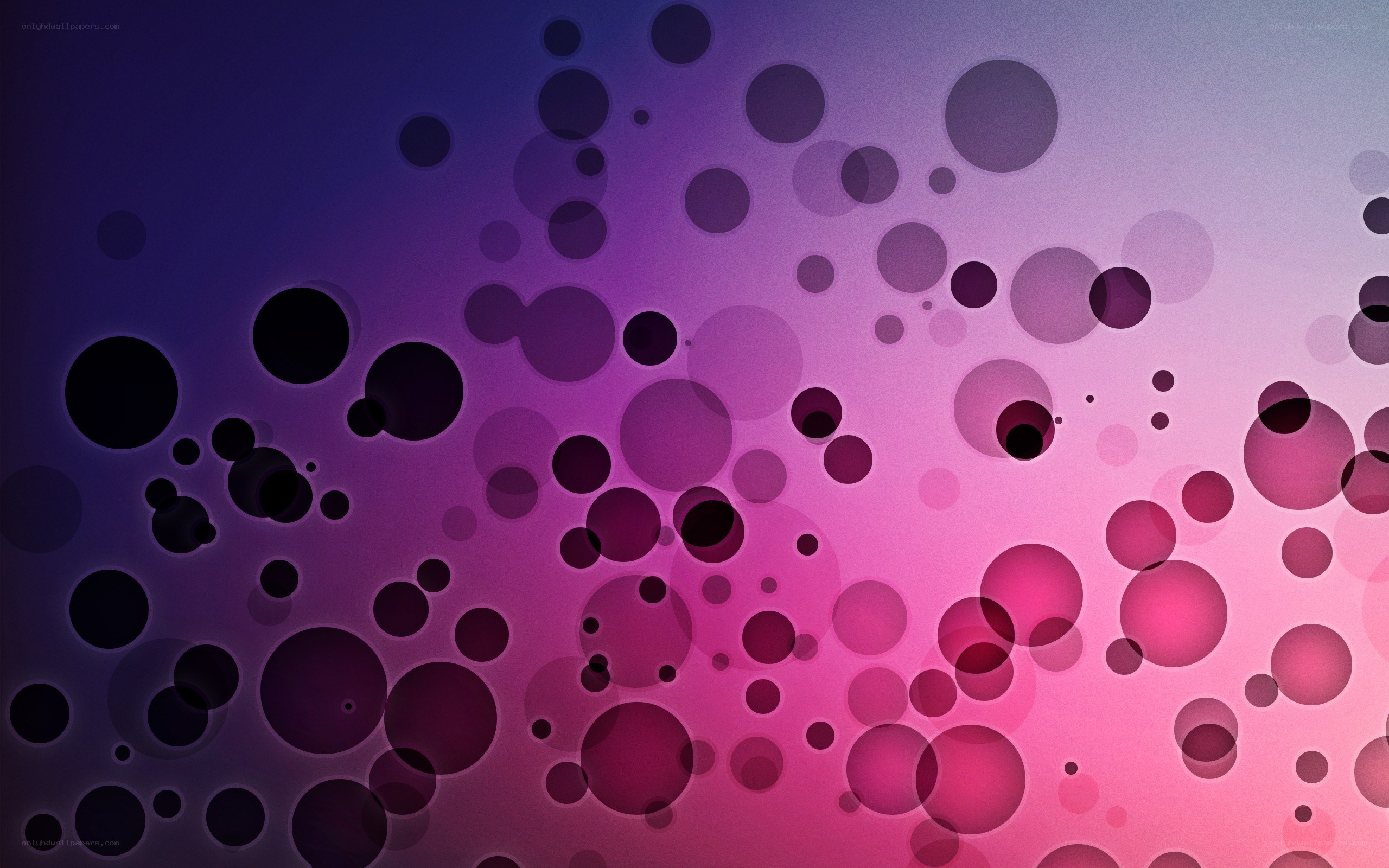 purple and pink bubble gradient
