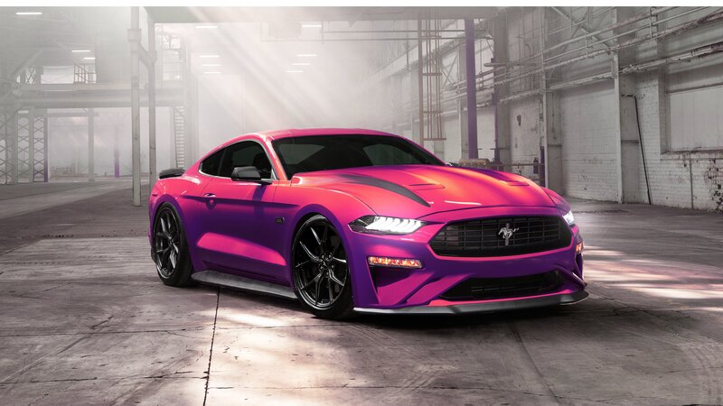 Purple and Pink Car