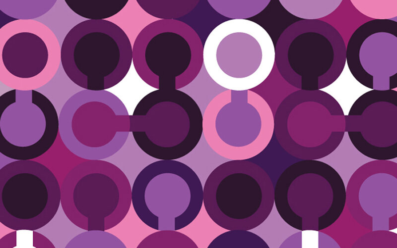 Purple and Pink Circles