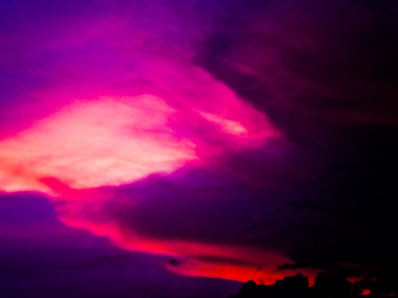 Purple and Pink Clouds — Dramatic