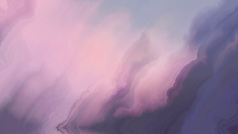Purple and Pink Clouds — Serene, Sunset, Abstract