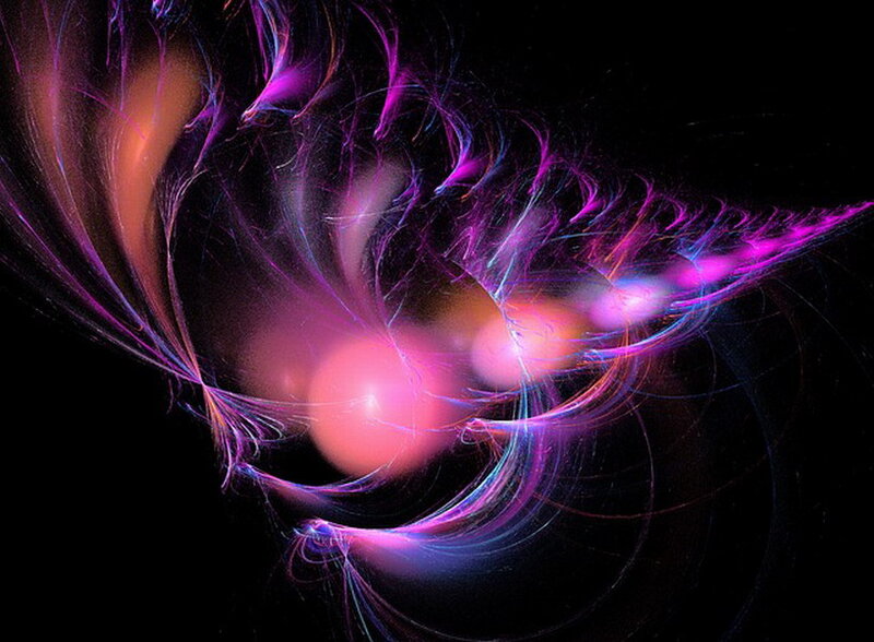 Purple and Pink Energy Swirls