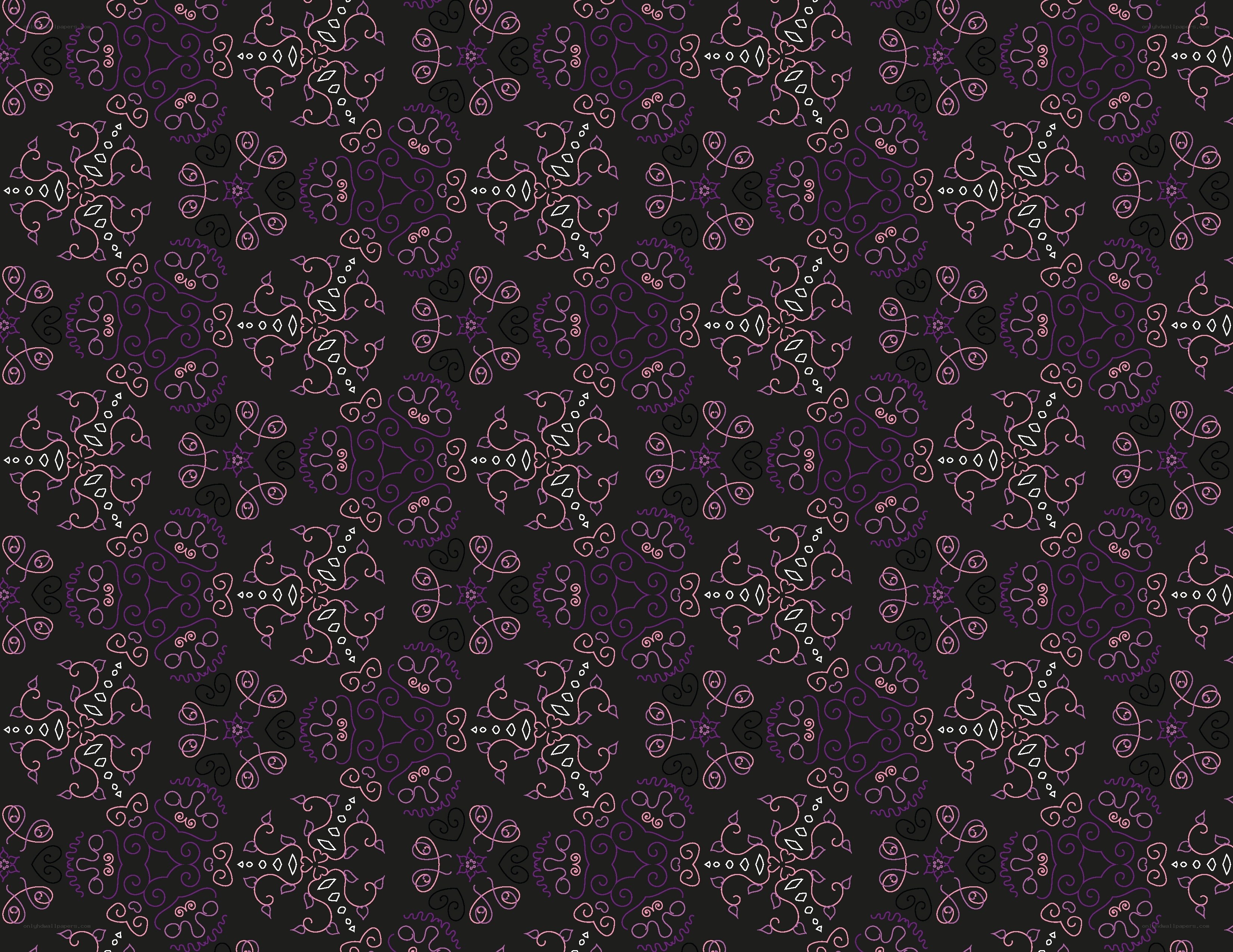 purple and pink floral pattern
