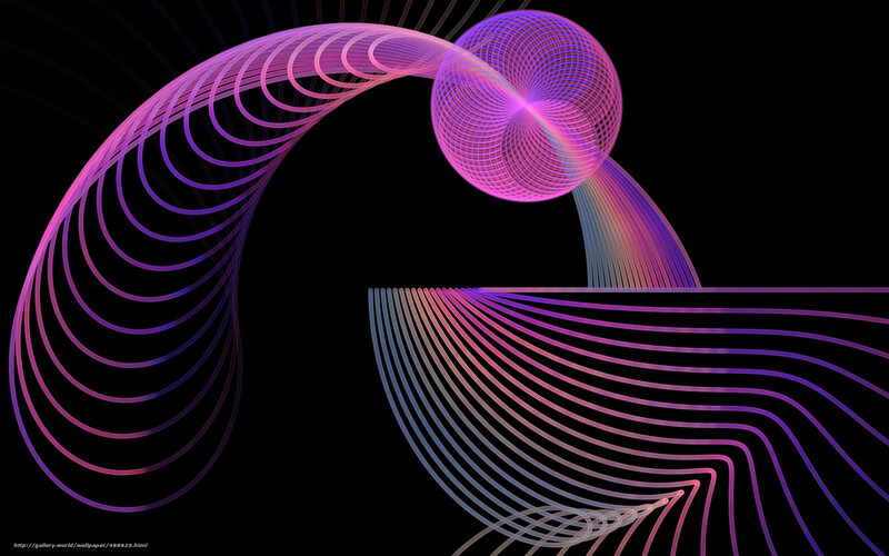 Purple and Pink Fractal Lines