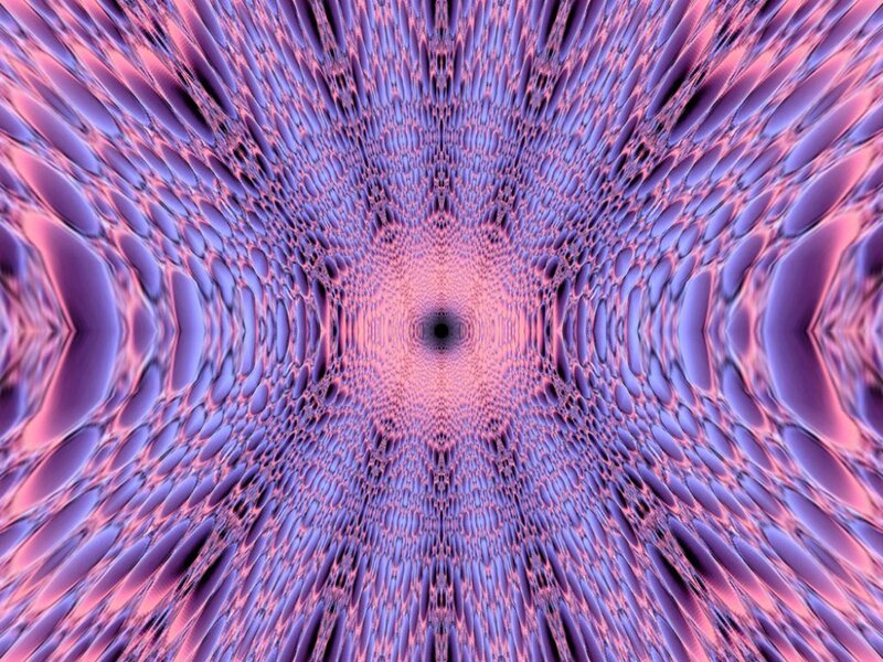Purple and Pink Fractal Pattern — Hypnotic