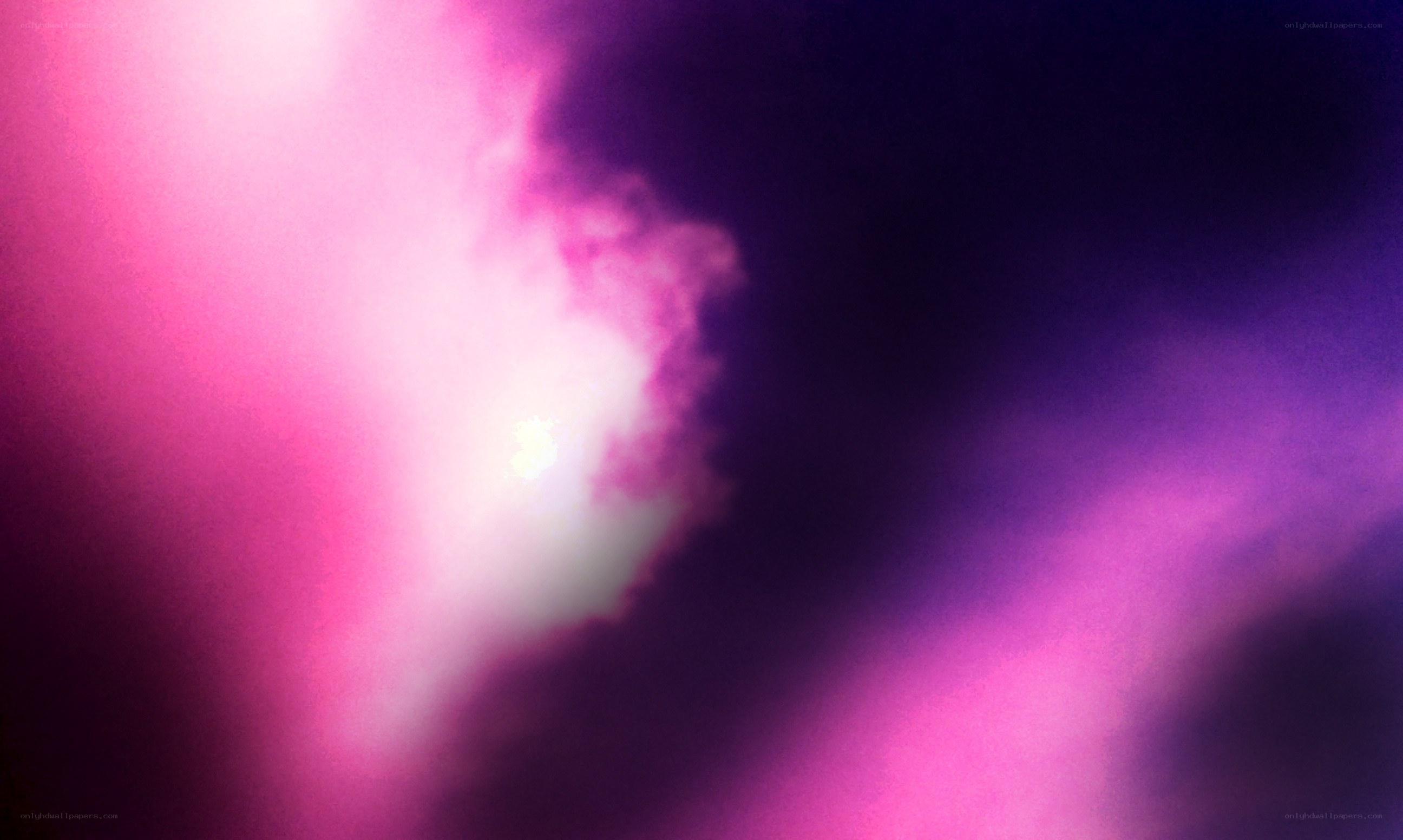 purple and pink light burst