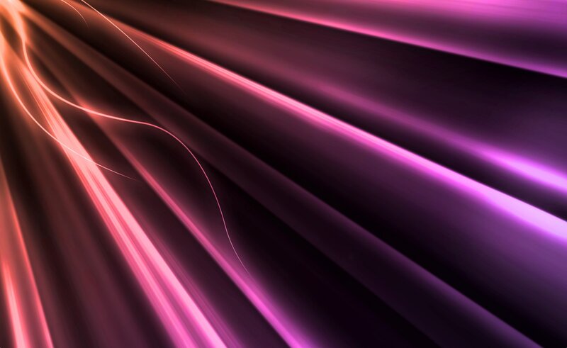 purple and pink light streaks
