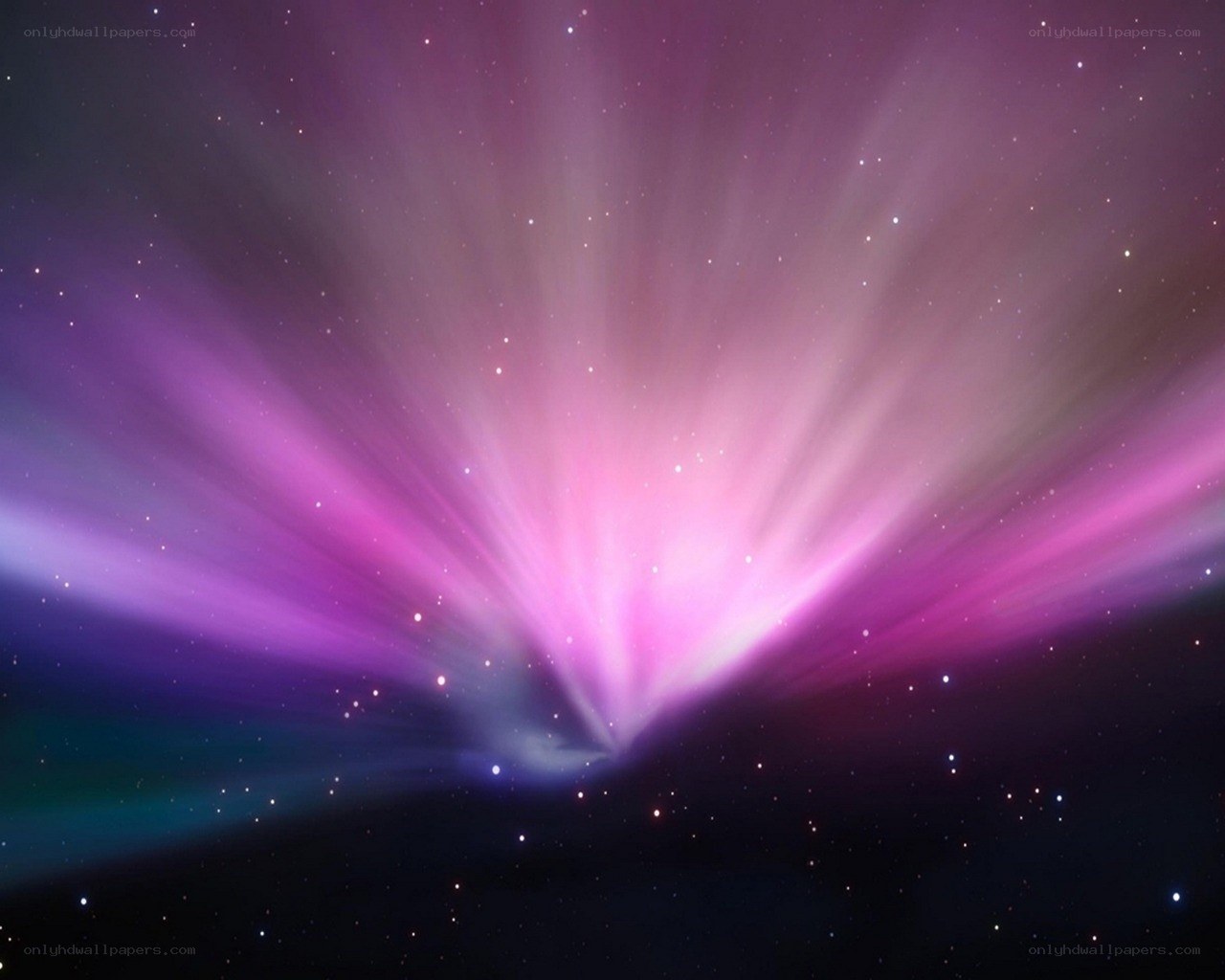 purple and pink nebula