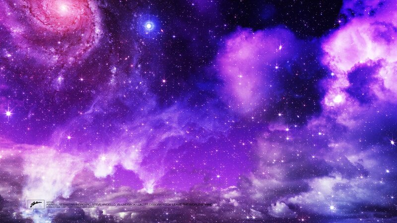 Purple and Pink Nebula — Cosmic, Night