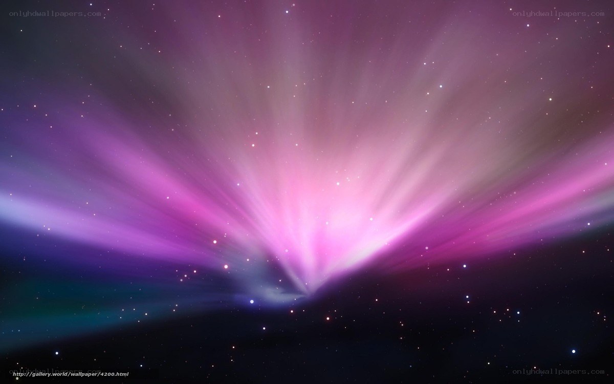Purple and pink nebula
