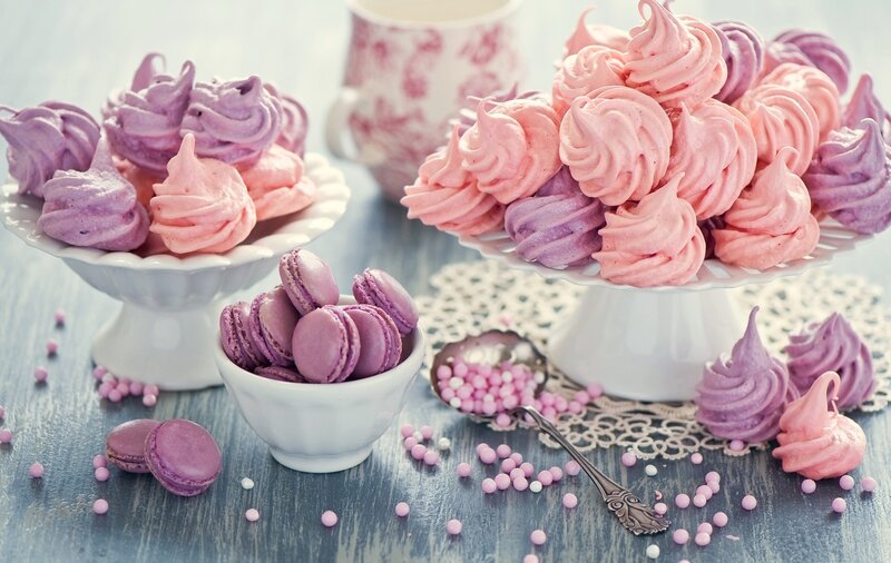 Purple and Pink Pastries — Sweet