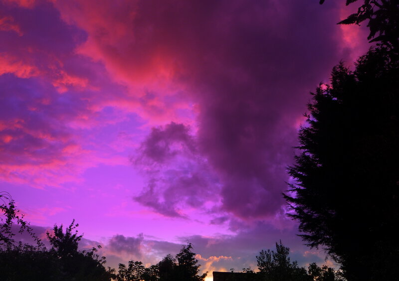 Purple and Pink Sky — Dramatic