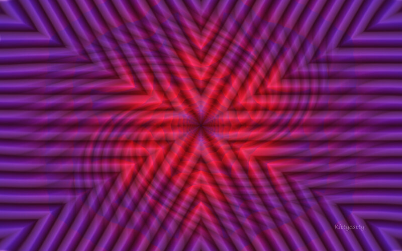 Purple and Red Abstract Pattern