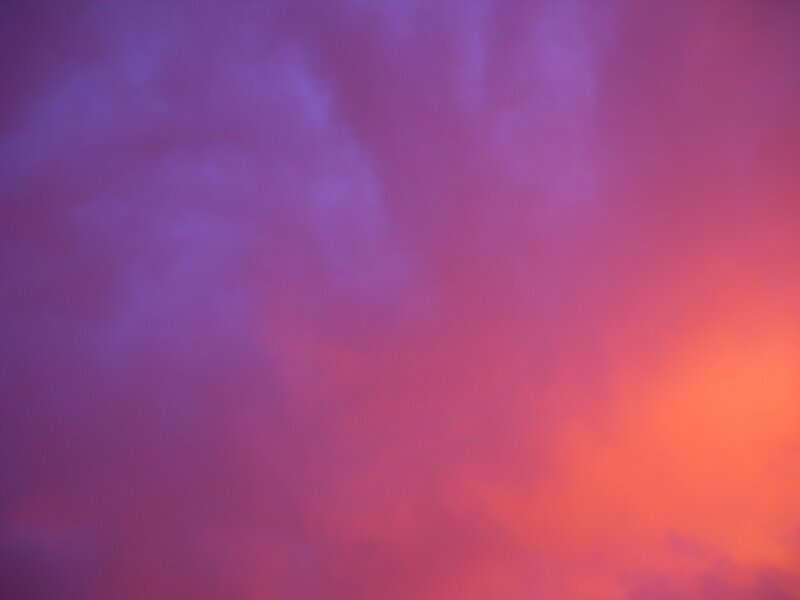 Purple and Red Sky — Dramatic, Sunset