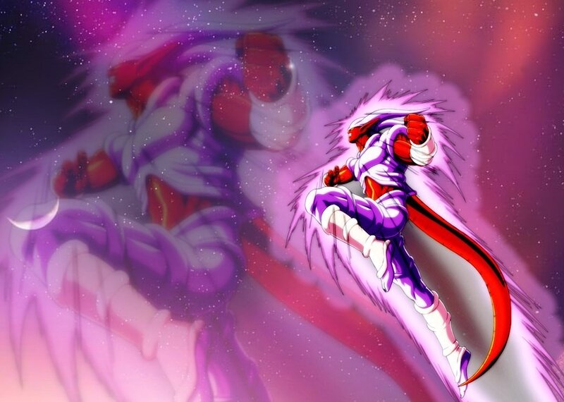 Purple and Red Warrior