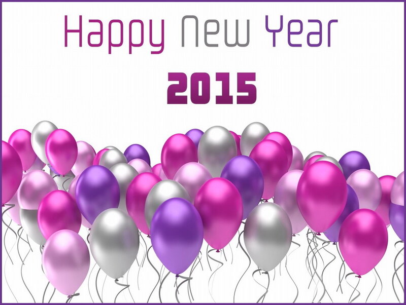 Purple and Silver Balloons