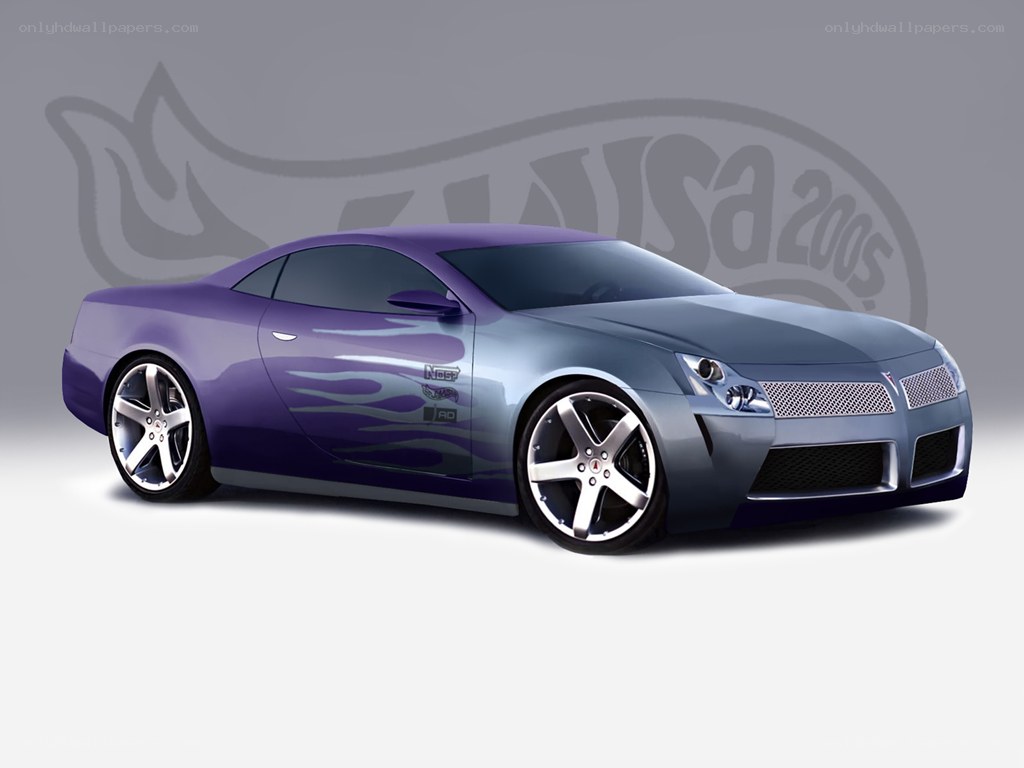 Purple and silver concept car