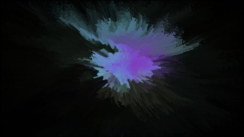 Purple and Teal Explosion